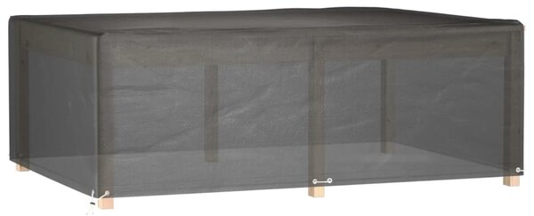 Plachta na zahradní nábytek s 12 očky 230x165x80 cm obdélníková 319299