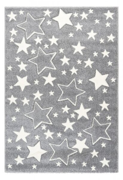 Dětský koberec Amigo 329 silver 160 x 230 cm - SLEVA 160 x 230 cm - SLEVA
