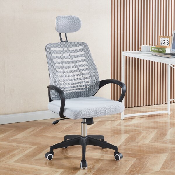 Ergonomická kancelářská židle SONA - šedá síťovina