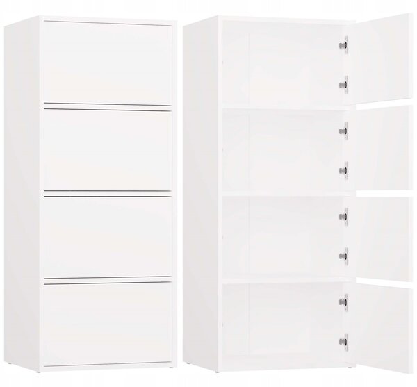 Komoda TopEshop ALMA 50 x 40 x 119 cm bílá matná