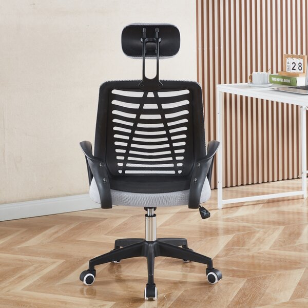 Ergonomická kancelářská židle SONA - šedá síťovina