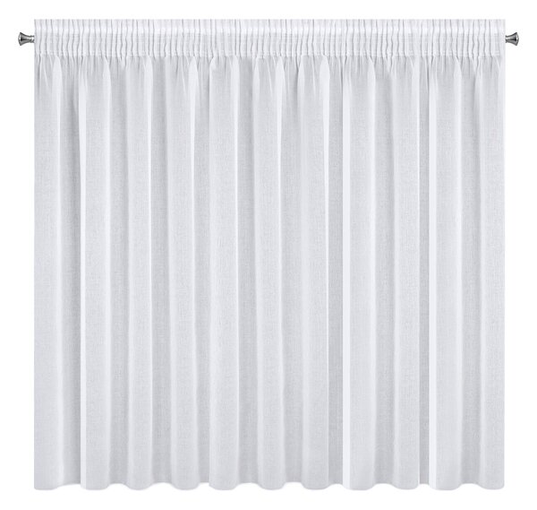 ZÁCLONA NA PÁSCE ELPIDIA 350X150 CM BÍLÁ