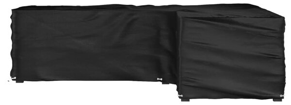 Plachta na zahradní nábytek tvar L 16 oček 250 x 250 x 70 cm 319317
