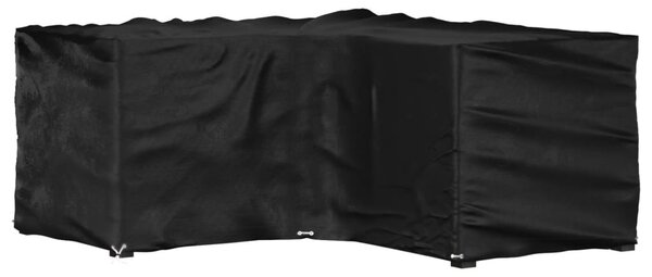 Plachta na zahradní nábytek tvar L 12 oček 185 x 185 x 90 cm 319314