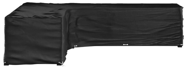 Plachta na zahradní nábytek tvar L 20 oček 300 x 300 x 70 cm 319321
