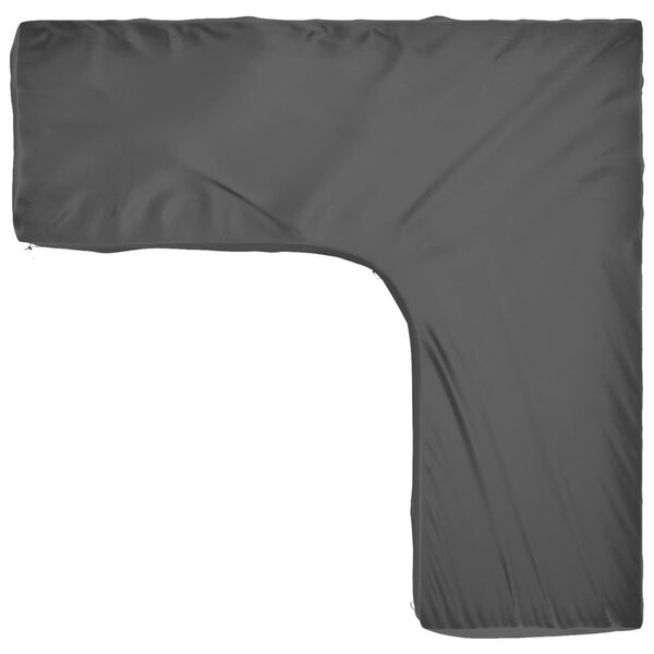 Plachta na zahradní nábytek tvar L 16 oček 285 x 285 x 90 cm 319320