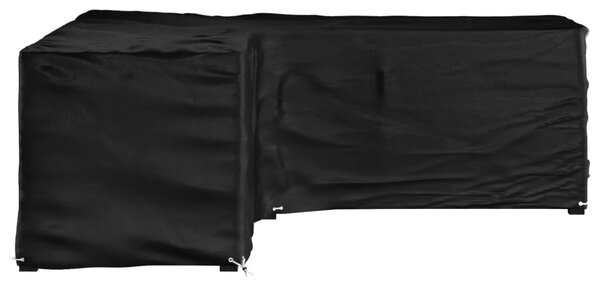 Plachta na zahradní nábytek tvar L 16 oček 285 x 285 x 90 cm 319320