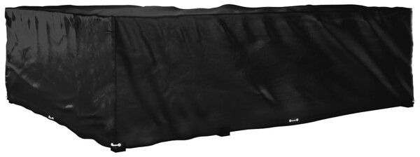Plachta na zahradní nábytek tvar L 16 oček 260 x 210 x 80 cm 319326