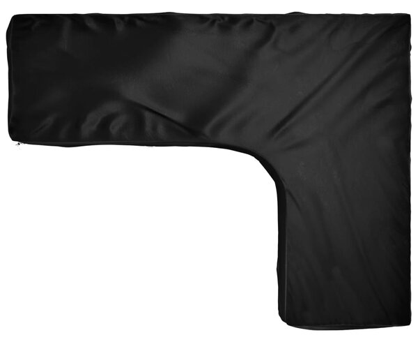 Plachta na zahradní nábytek tvar L 16 oček 260 x 210 x 80 cm 319326