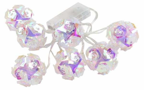 Dekorativní světla Blossom Magic 10 LED, teplá bílá, časovač