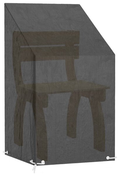 Plachta na zahradní židle s 8 očky 65x65x80/120 cm polyethylen 319335