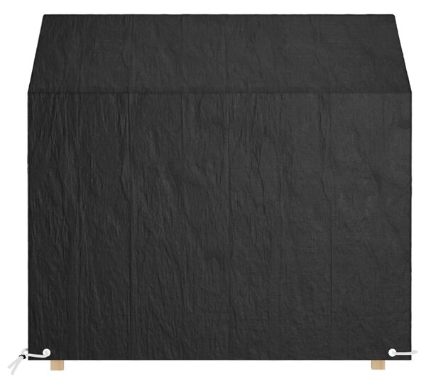 Plachta na zahradní lavici 8 oček 130 x 70 x 70/88 cm PE 319338