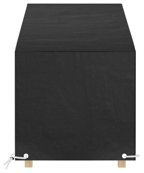 Plachta na zahradní lehátko s 12 očky 200 x 65 x 35/60 cm PE 319344