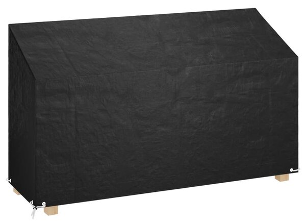 Plachta na zahradní lavici 12 oček 210 x 70 x 70/88 cm PE 319341