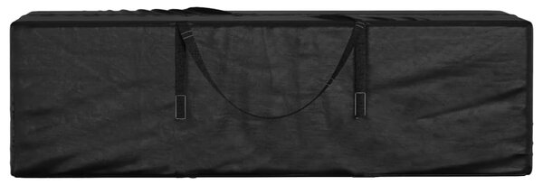 Úložný vak na zahradní podušky černý 135x40x55 cm polyethylen 319345