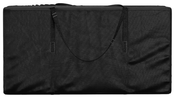 Úložný vak na zahradní podušky černý 150x75x75 cm polyethylen 319346