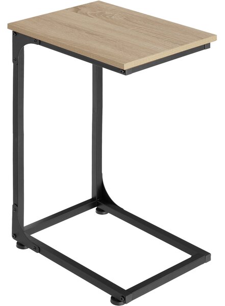 Tectake 404456 odkládací stolek erie 40x30x63cm - industrial světlé dřevo, dub sonoma