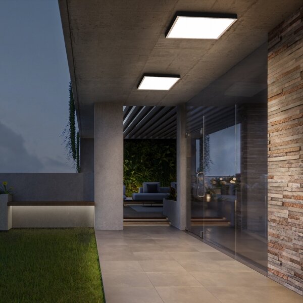 Brilagi -LED Koupelnové stropní svítidlo FRAME LED/50W/230V 60x60 cm IP44 béžová