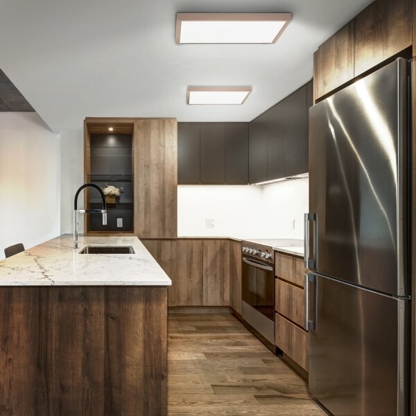 Brilagi -LED Koupelnové stropní svítidlo FRAME LED/50W/230V 60x60 cm IP44 béžová