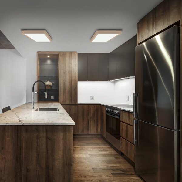 Brilagi-LED Koupelnové stropní svítidlo FRAME LED/50W/230V 120x30 cm IP44 béžová