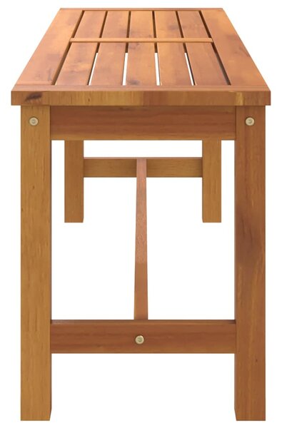 Zahradní lavice 110 x 35 x 45 cm masivní akáciové dřevo 319419