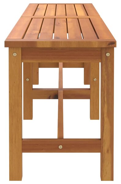 Zahradní lavice 150 x 35 x 45 cm masivní akáciové dřevo 319420