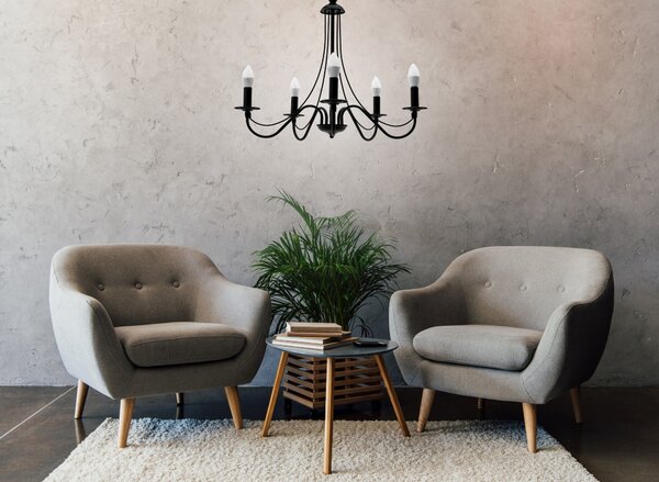 TooLight Stropní svítidlo Rustic černé