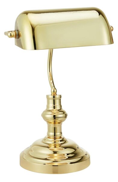 Markslöjd 108977 - Stolní lampa BANKERS 1xE14/40W/230V zlatá