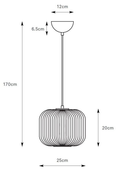 Markslöjd 109008 - Lustr na lanku SOBER 1xE27/40W/230V pr. 25 cm matný chrom