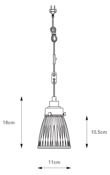 Markslöjd 109010 - Lustr na lanku BELLIS 1xE14/40W/230V mosaz