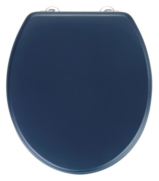 WENKO 25172100-WC sedátko PRIMA 37x41 cm modrá/stříbrná