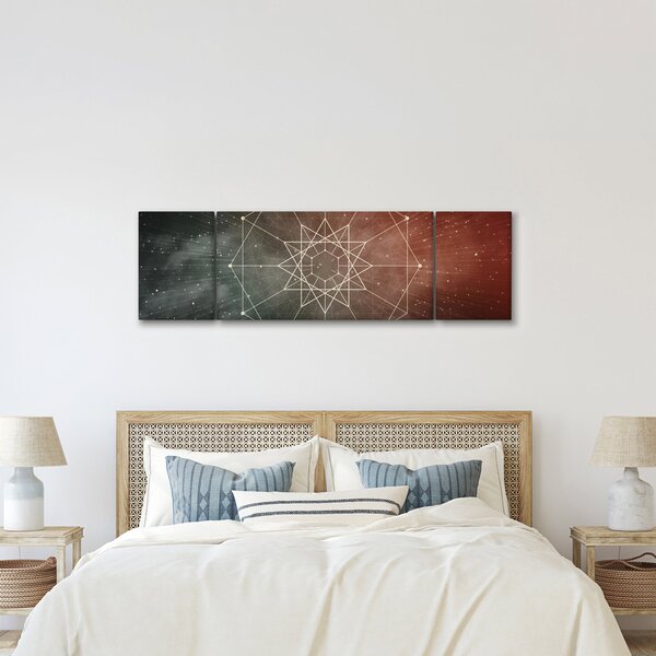 Obraz - Vesmírný dodecagram (170x50 cm)