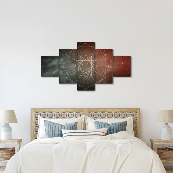 Obraz - Vesmírný dodecagram (125x70 cm)