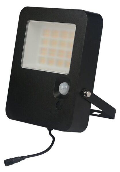 ACA Lighting LED solární reflektor Norel 32W/3CCT/IP65/Li-Fe 6,4V/6Ah, černá barva