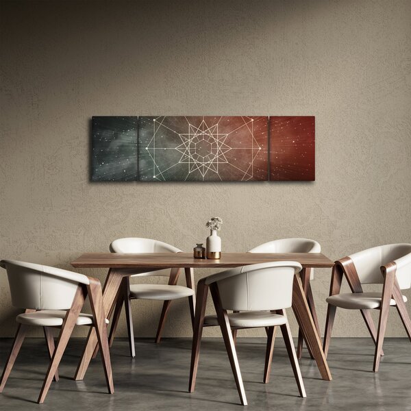 Obraz - Vesmírný dodecagram (170x50 cm)