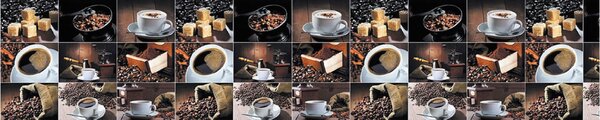 Grace Kuchyňská zástěna ABS plast Coffee 3000x600mm