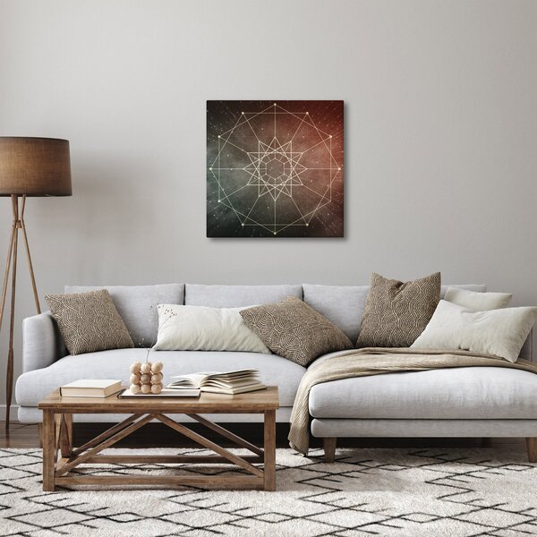 Obraz - Vesmírný dodecagram (30x30 cm)