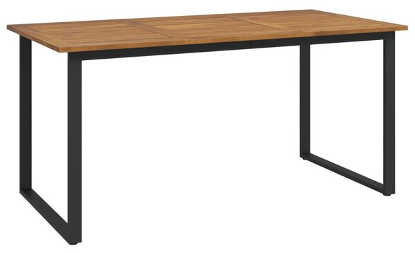 Zahradní stůl s nohami ve tvaru U 160x80x75 cm masivní akácie 319512