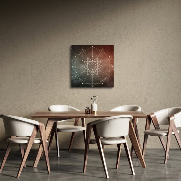 Obraz - Vesmírný dodecagram (30x30 cm)