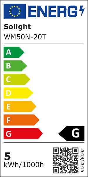 SOLIGHT LED světelný pásek, 5m, sada s adaptérem, 4,8W/m, IP20, neutrální bílá