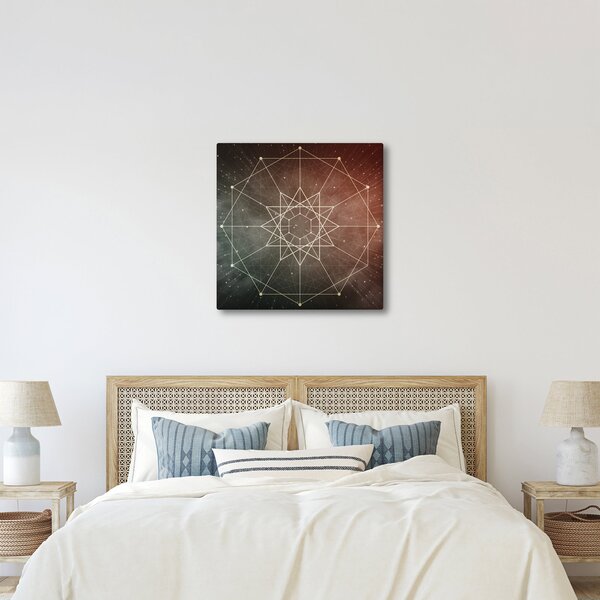 Obraz - Vesmírný dodecagram (30x30 cm)