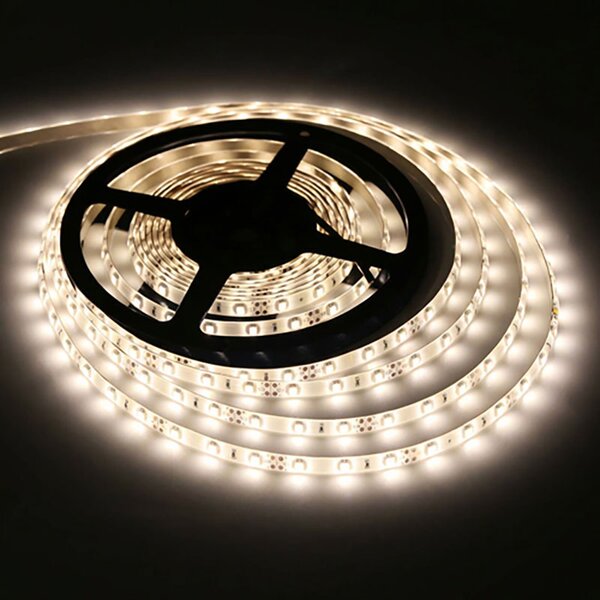 SOLIGHT LED světelný pásek, 5m, sada s adaptérem, 4,8W/m, IP20, neutrální bílá
