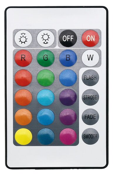 SOLIGHT LED SMD RGB pásek 3m, sada s adpatérem, dálkové ovládání, 10W/m, multicolor