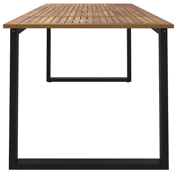 Zahradní stůl s nohami ve tvaru U 200x90x75 cm masivní akácie 319514