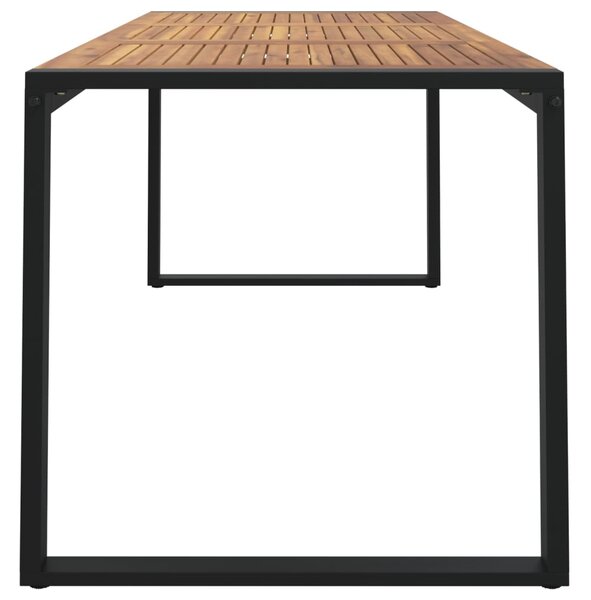 Zahradní stůl s nohami ve tvaru U 180x90x75 cm masivní akácie 319517