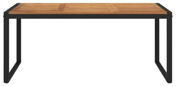 Zahradní stůl s nohami ve tvaru U 180x90x75 cm masivní akácie 319517