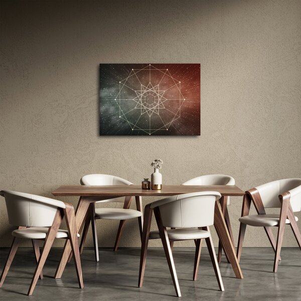 Obraz - Vesmírný dodecagram (70x50 cm)