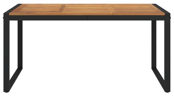 Zahradní stůl s nohami ve tvaru U 160x80x75 cm masivní akácie 319516