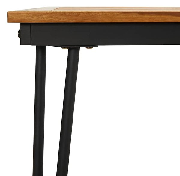 Zahradní stůl s nohami typu hairpin 180x90x75 cm masivní akácie 319521