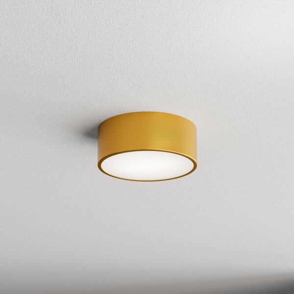 Koupelnové stropní svítidlo se senzorem CLEO 1xE27/24W/230V pr. 20 cm IP54 zlatá